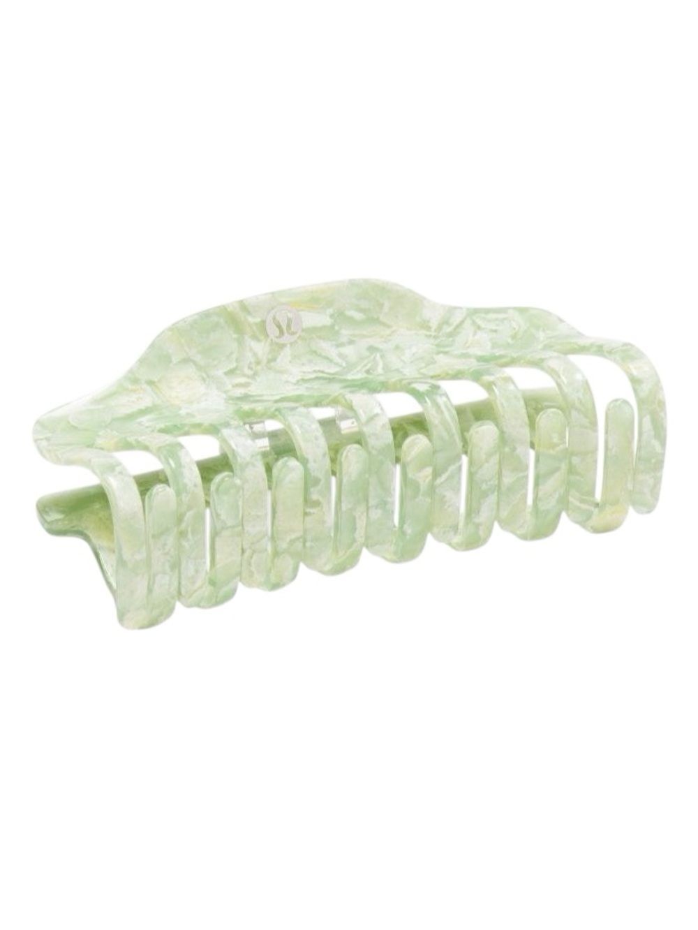 Lululemon Jumbo Claw Clip Willow Leaf/Matcha Magic